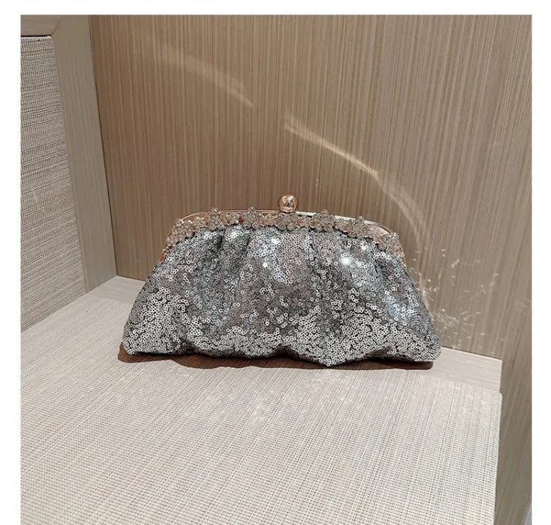 Stone-Embellished Premium Evening Bag OyunMatik