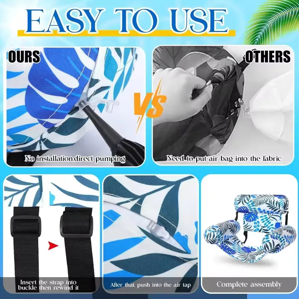 OyunMatik Inflatable Water Hammock Lounger OyunMatik